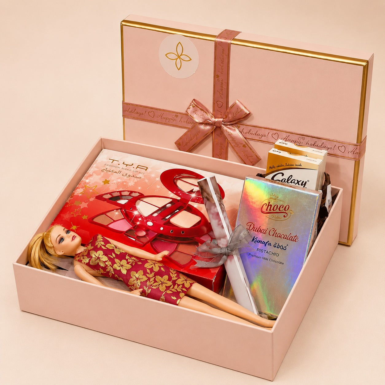 Princess Makeup Treat Hamper with Doll & Chocolate Gift Box
